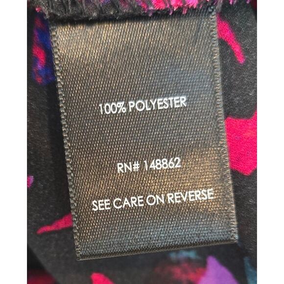 Torrid Womens Plus Leopard Print Georgette Bright Tie-Front Peplum Blouse Large - Picture 8 of 9